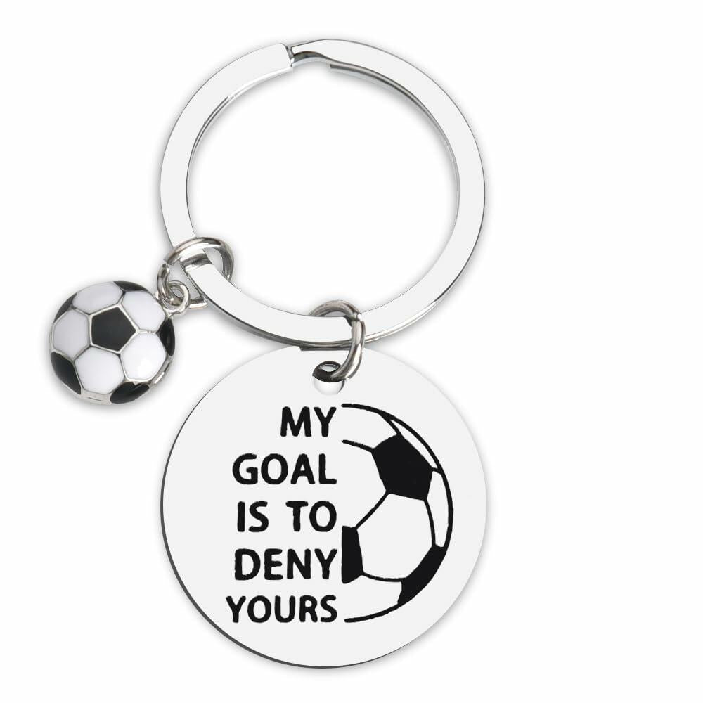 Llavero de fútbol inspirador ShiQiao, regalo de fútbol para adultos unisex