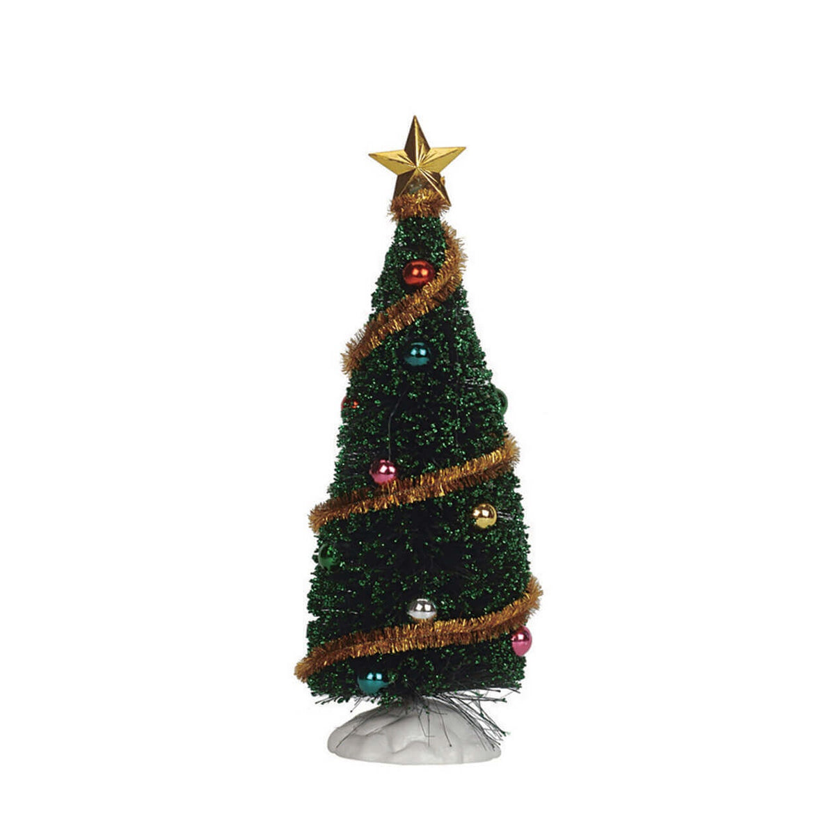 Sparkling Green Christmas Tree - 6 Inch
