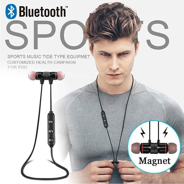 Auriculares Bluetooth inalámbricos magnéticos deportivos de cuello