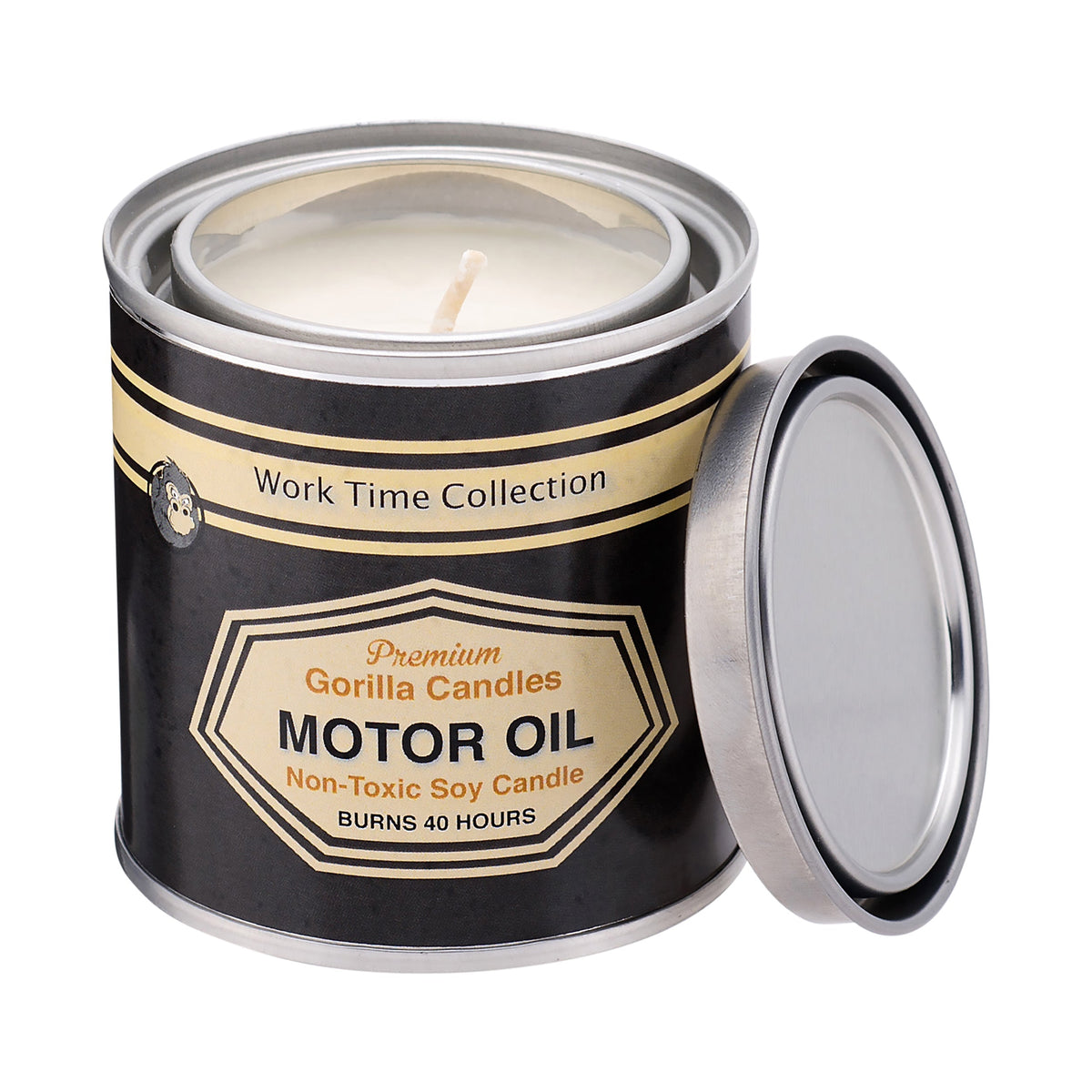 Motor Oil Scented Candle Soy Wax Garage Fragrance Novelty Gift For Car Enthusiasts