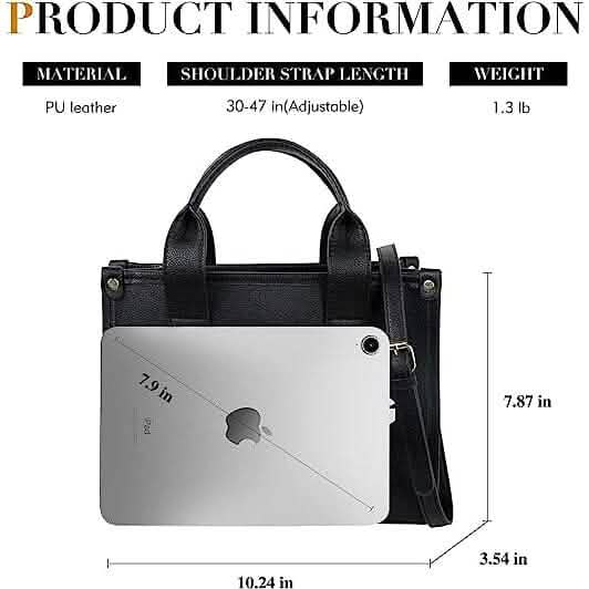 Trendy Leather Tote Bag Small Personalized Top Handle Crossbody Handbags