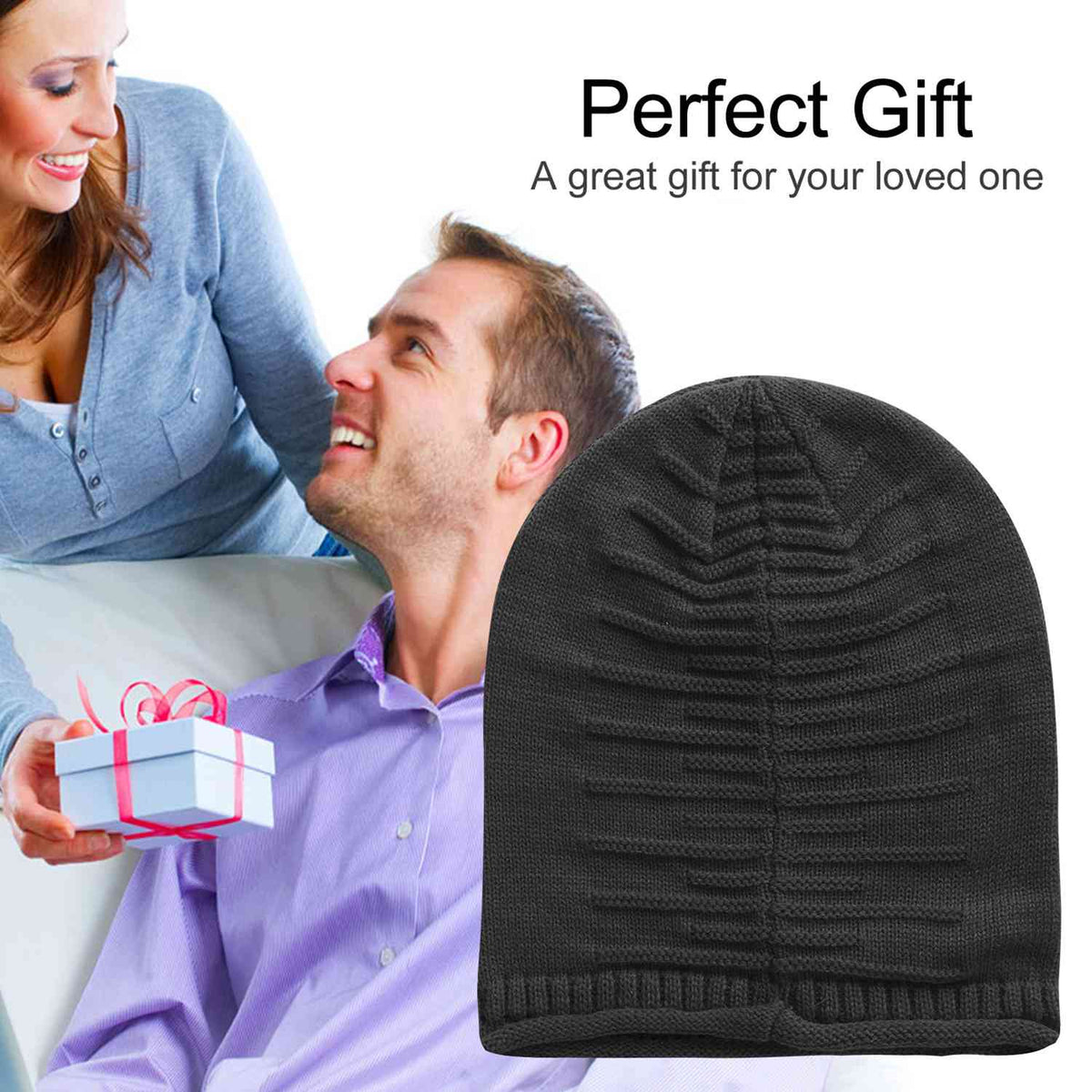 Gorro Unisex de Punto Estilo Holgado