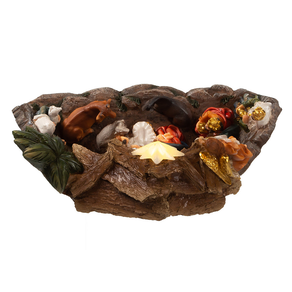 Light-Up Nativity Table Piece