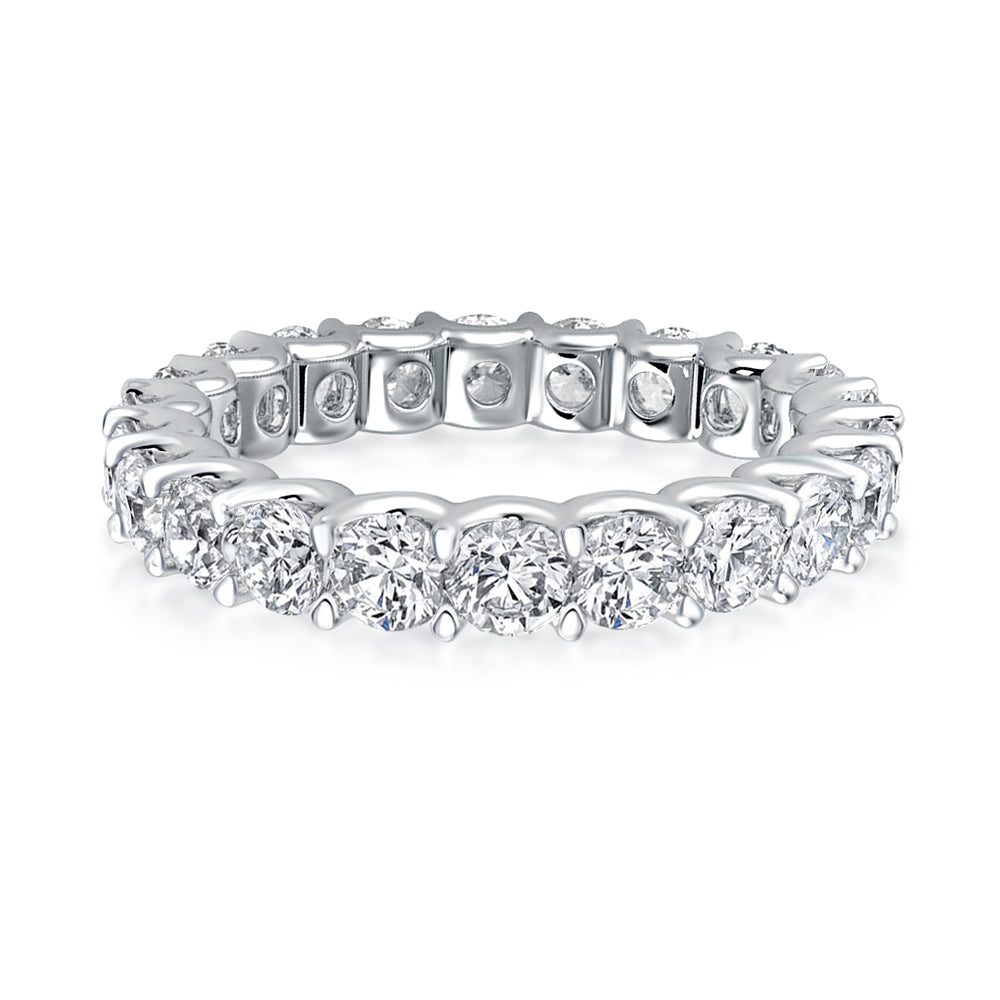 Rodiffy Moissanite 2.5 Ct Round Cut Women's Wedding Band