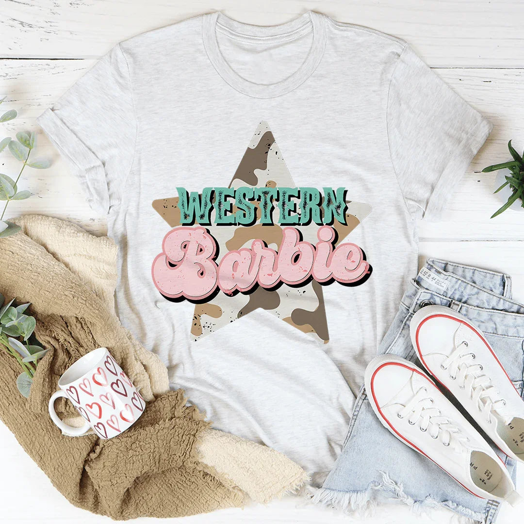 Western Barbie Star Tee