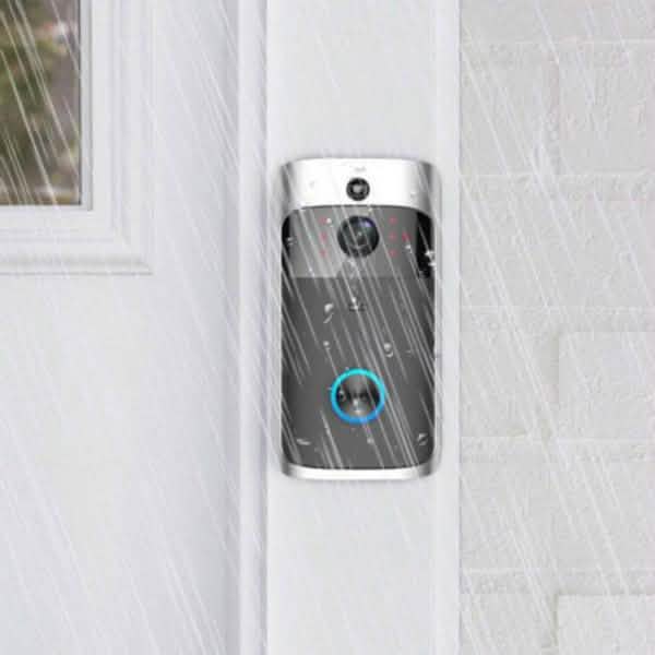 Timbre inalámbrico WiFi con video, conversación bidireccional, cámara de seguridad HD con PIR inteligente