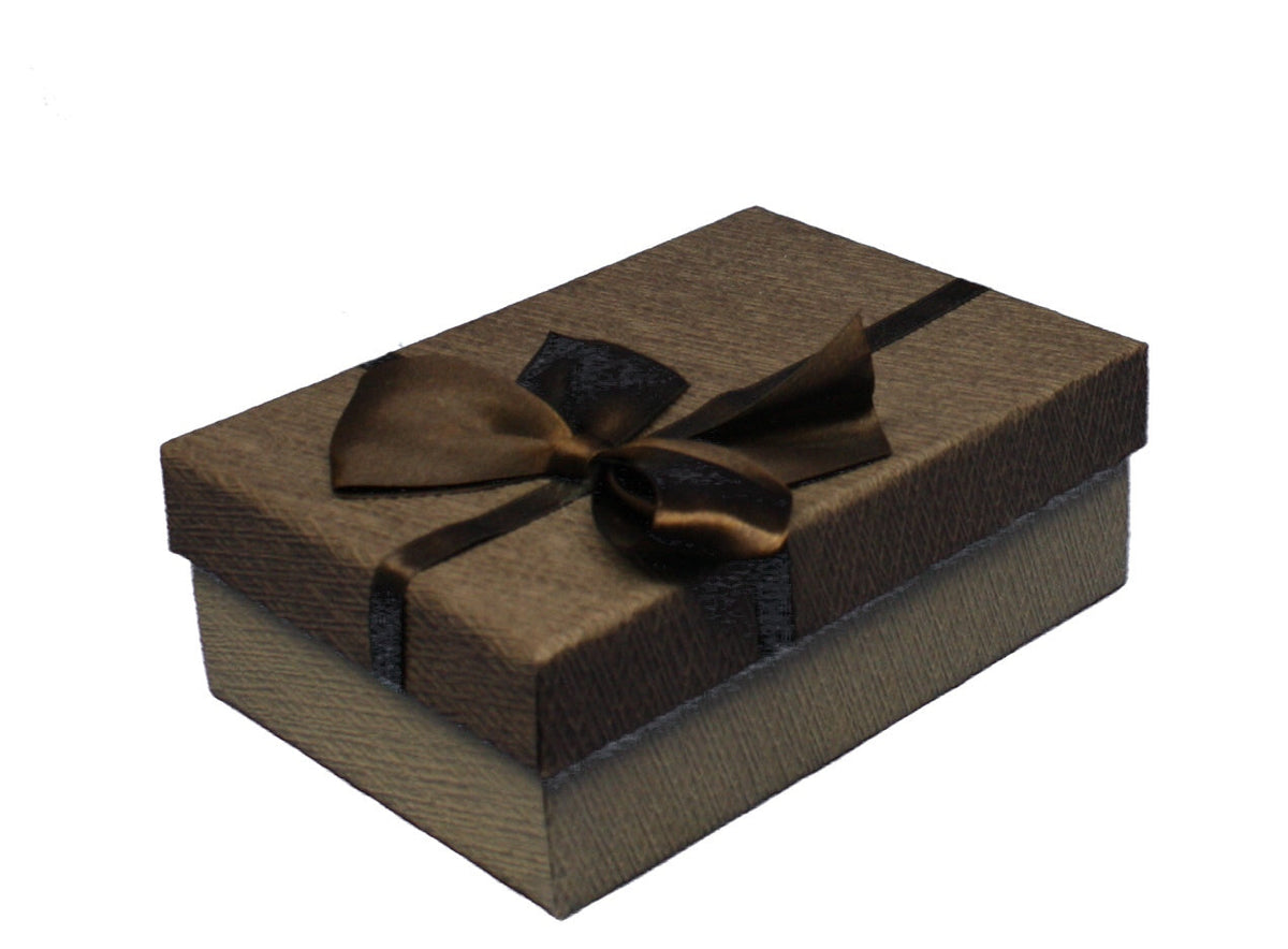 Elegant Rectangular Gift Box - Brown X-Small