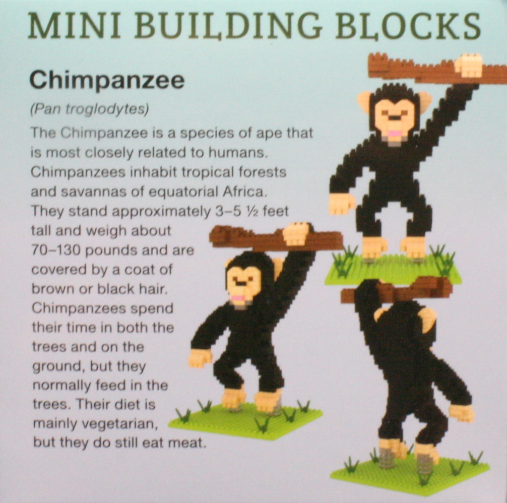 Mini Building Blocks - Chimpamzee