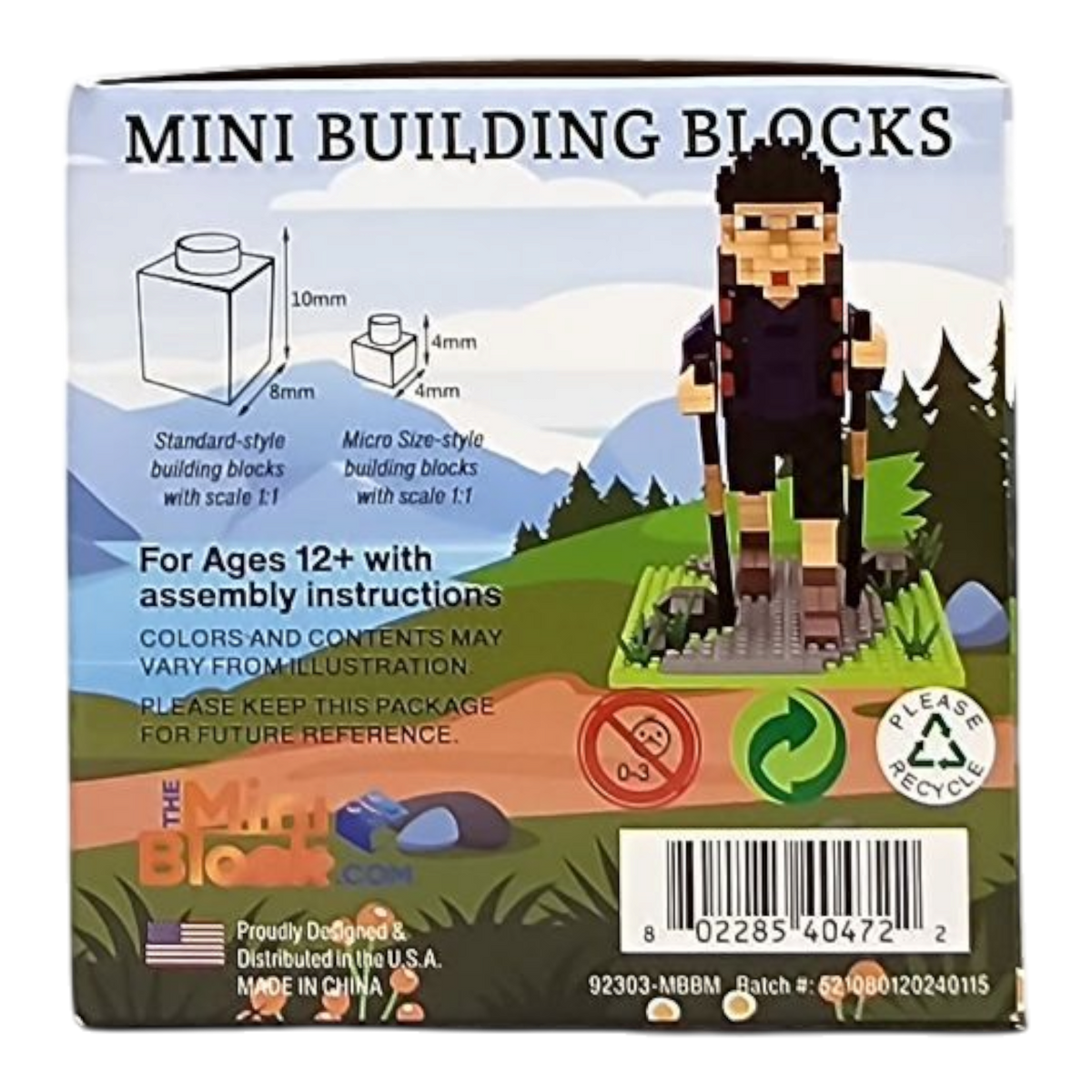 Mini Building Blocks - Hiker