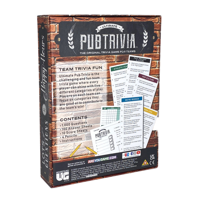 Ultimate Pub Trivia - The Original Trivia Game For Teams