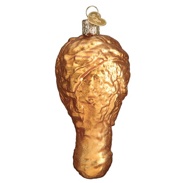 Fried Chicken Glass Ornament