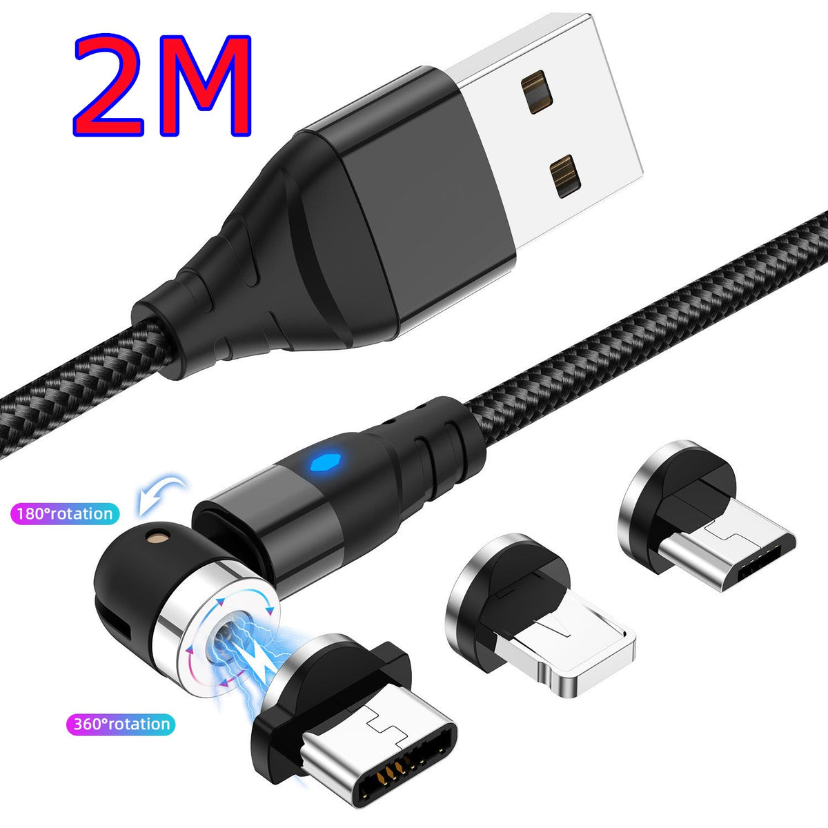 Magnetic data cable