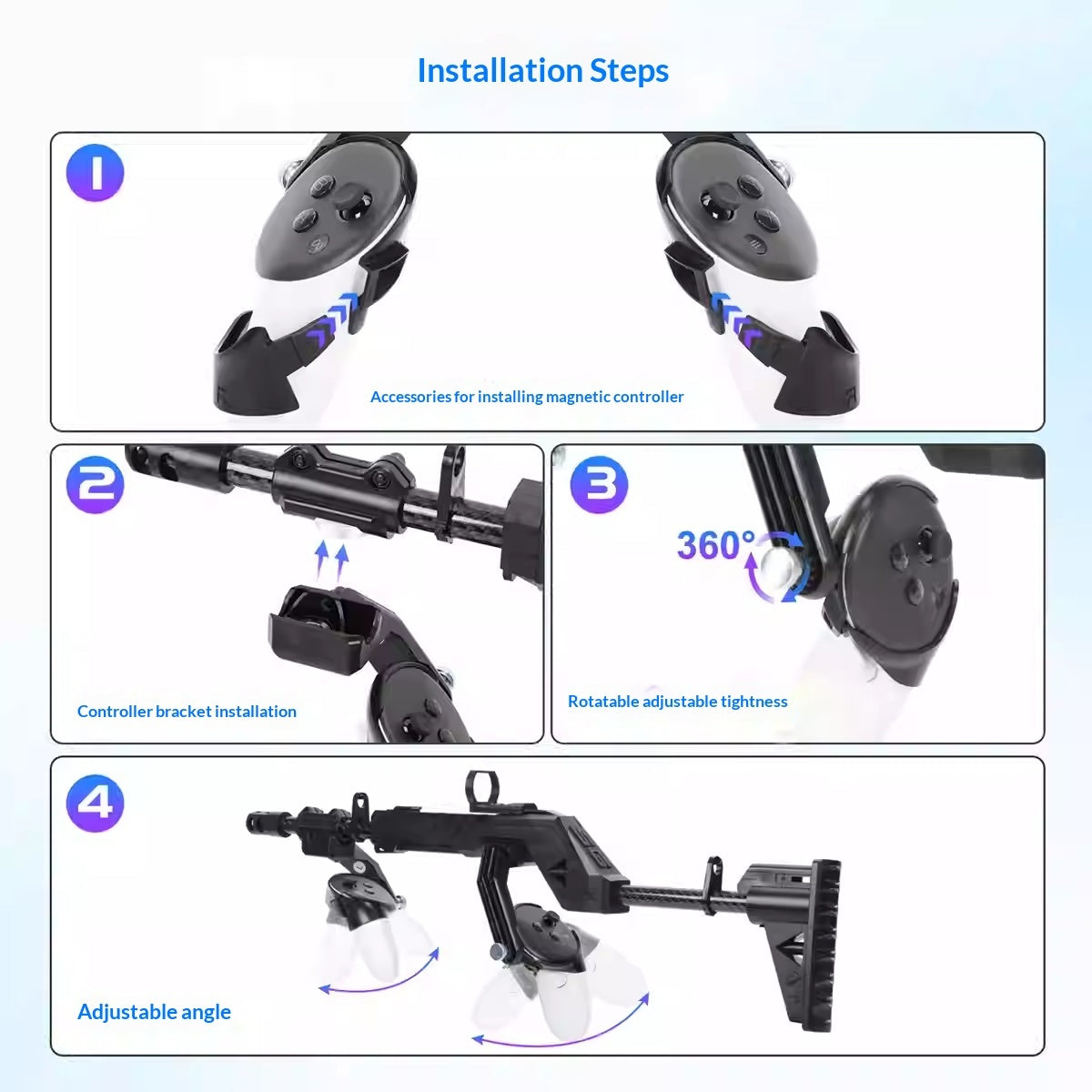 Virtual Reality Augmented VR Handset Accessories