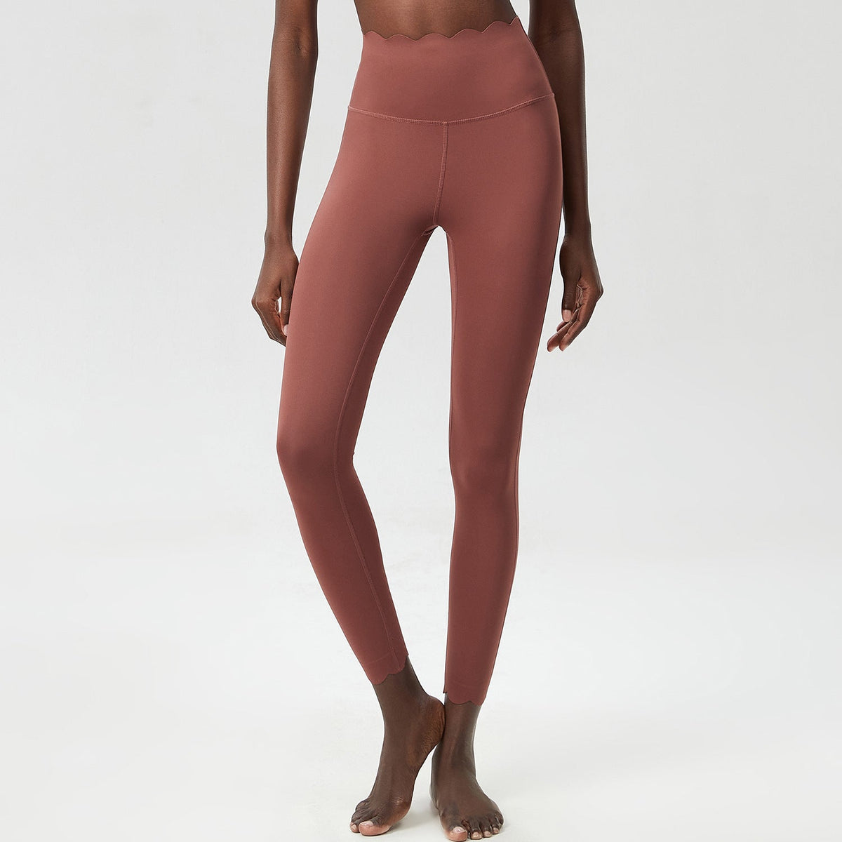 Small Wave Yoga Pants Plus Size Lycra Milk Leather Tight Trousers For Women