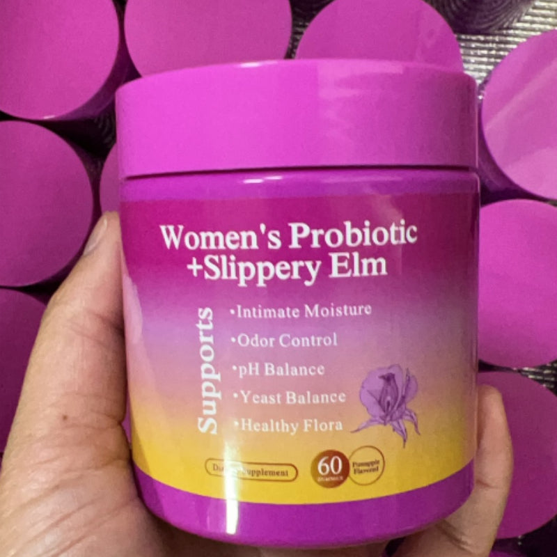 60 Pineapple Flavor Female Probiotic Gummies