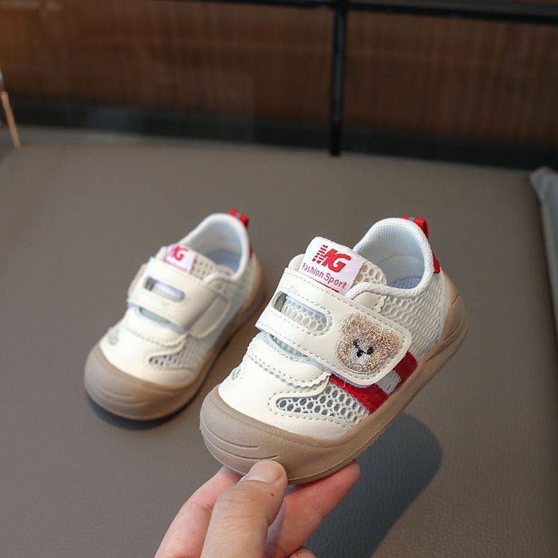 Children's Breathable Mesh Shoes Men's And Women's Soft Bottom Casual