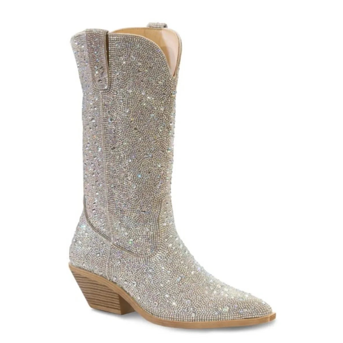 Roper Nettie Crystal (Silver) - Women's Cowgirl Boot