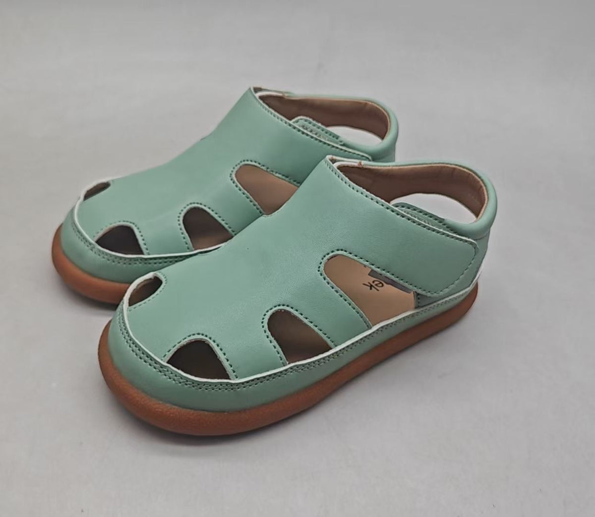 Sandalias de puntera ancha para niños pequeños | Sandalias de verano Sprout Barefoot para niños