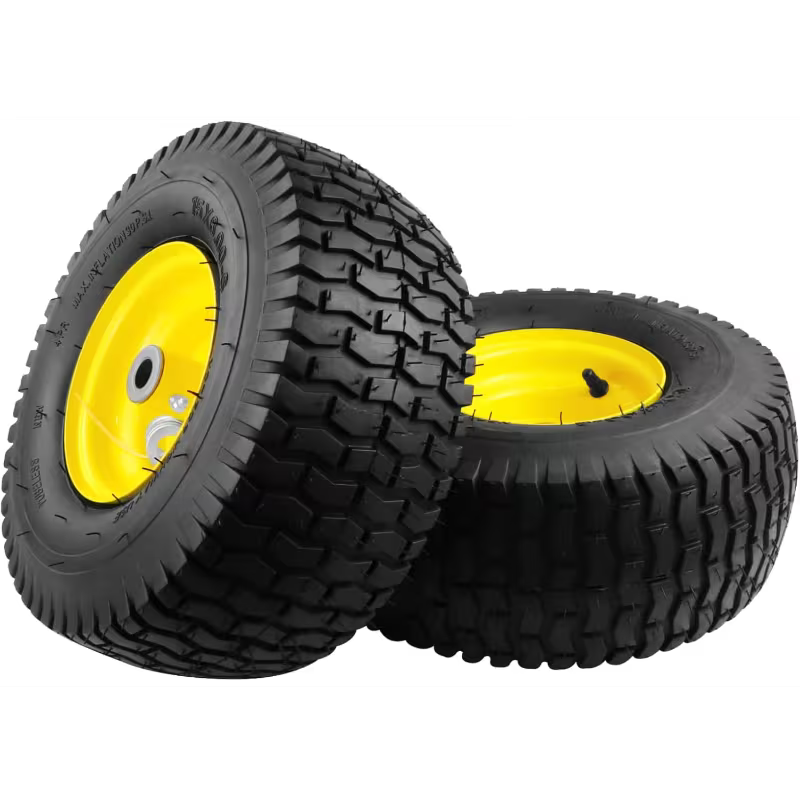 15x6.00-6 Tubeless Lawn Mower Front Tire Assembly