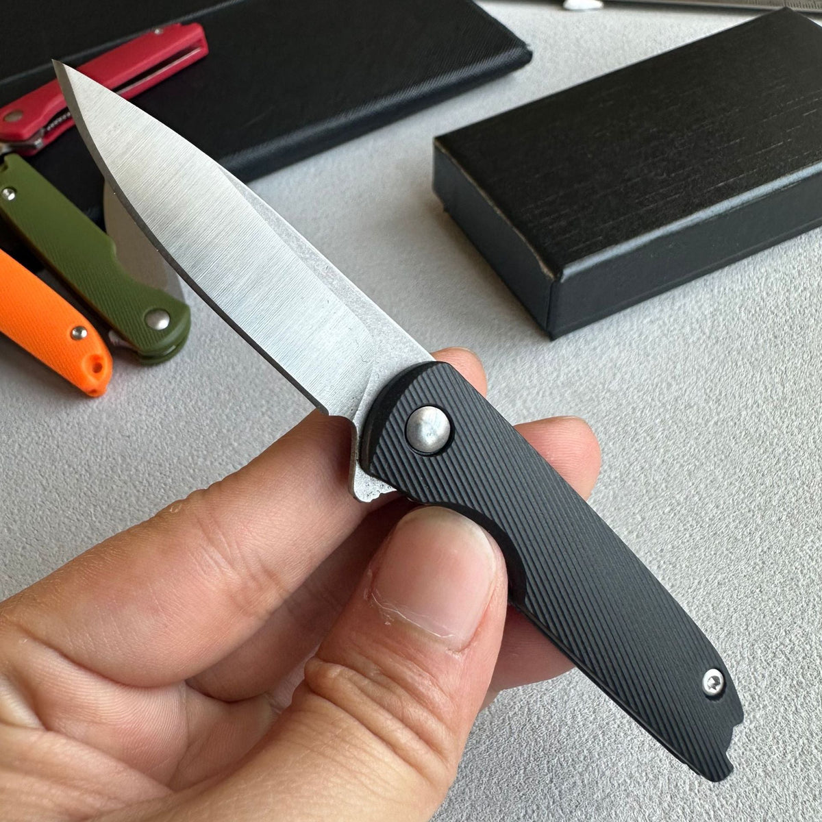Free Wolf ABS Lightweight Quick-Open Mini Folding Knife