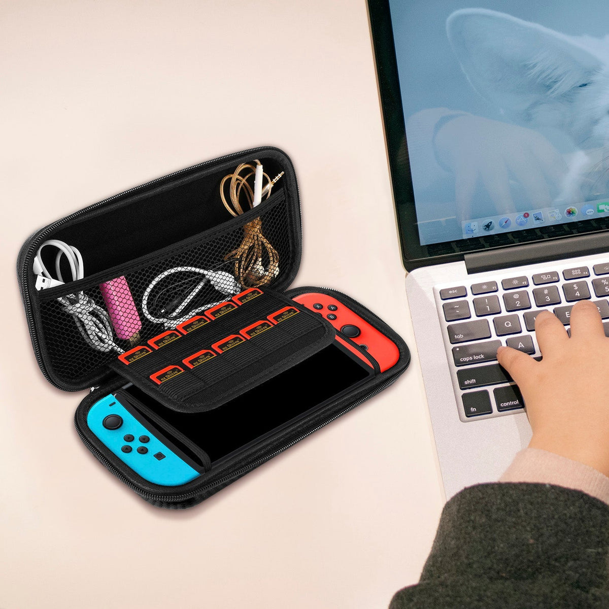 Portable Carry Case for Nintendo Switch Console Protective Hard EVA Case Shell Pouch