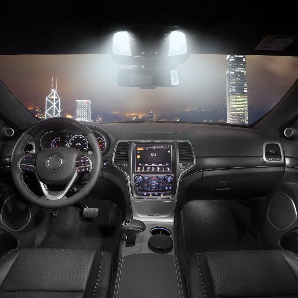 10-Piece: Xenon White Wedge Base LED Bulbs