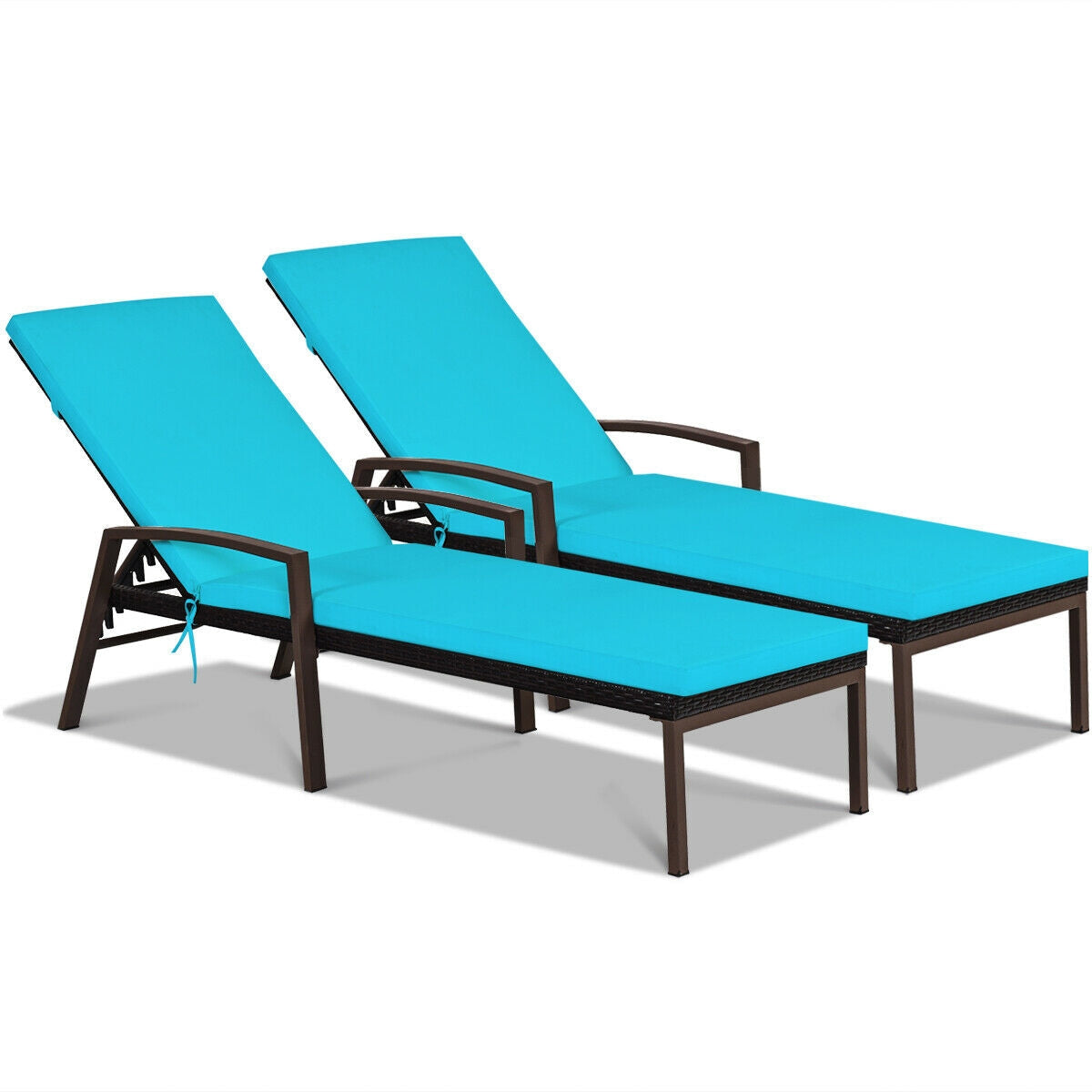2 Pieces Patio Rattan