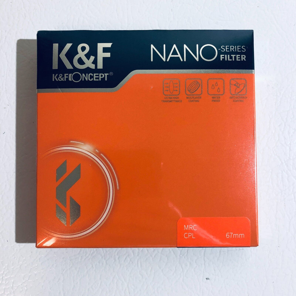 K&F Concept 55mm Ultra Slim Circular Polarizer CPL Lens Filter