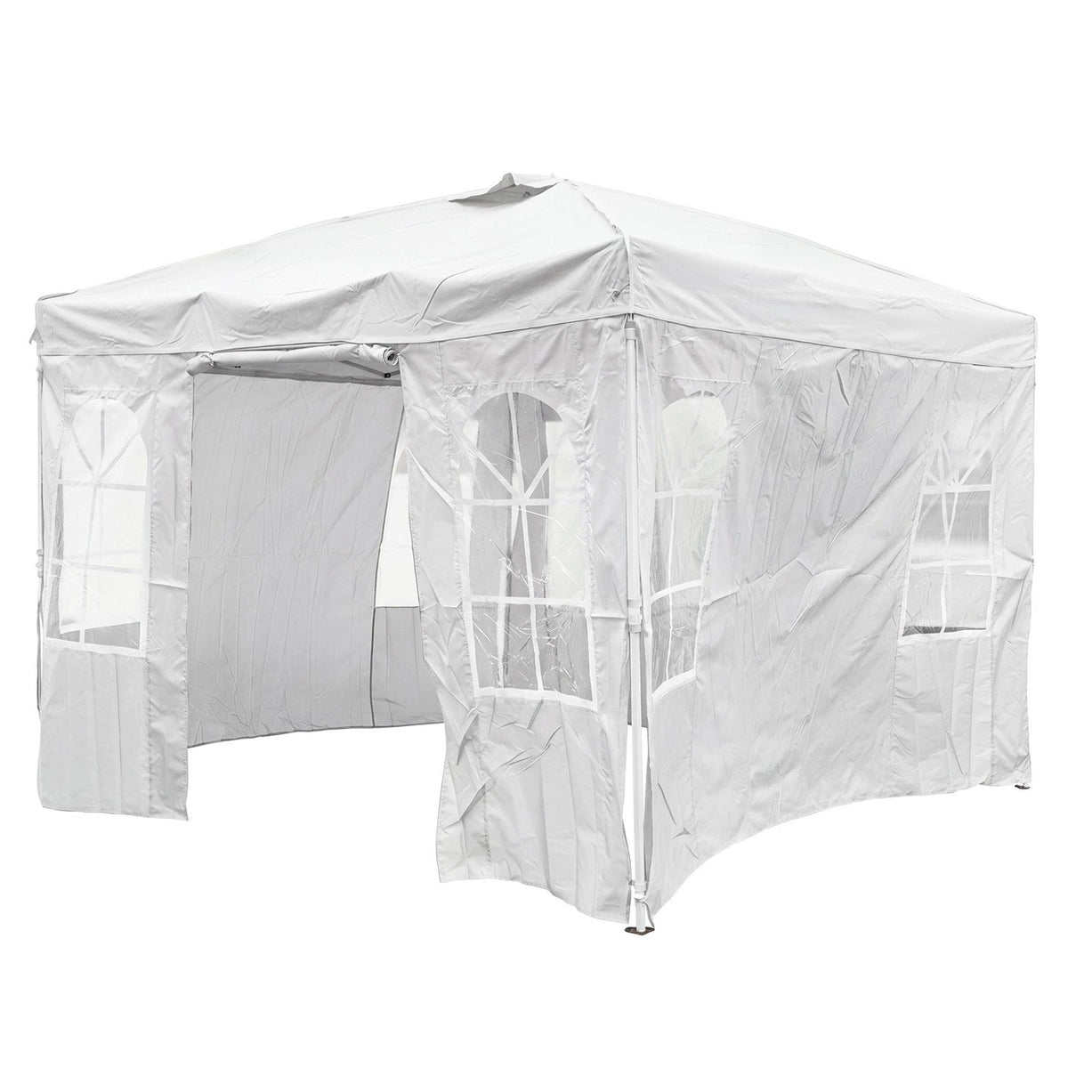 10x10 Pop Up Canopy Tent with Sidewalls & Adjustable Height
