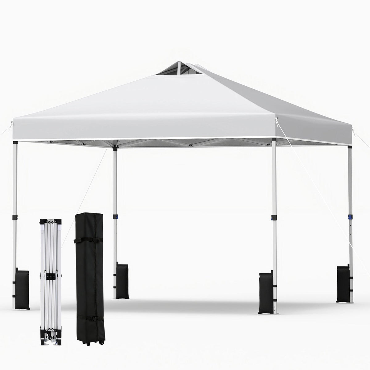 Carpa comercial desplegable para exteriores de 10 x 10 pies