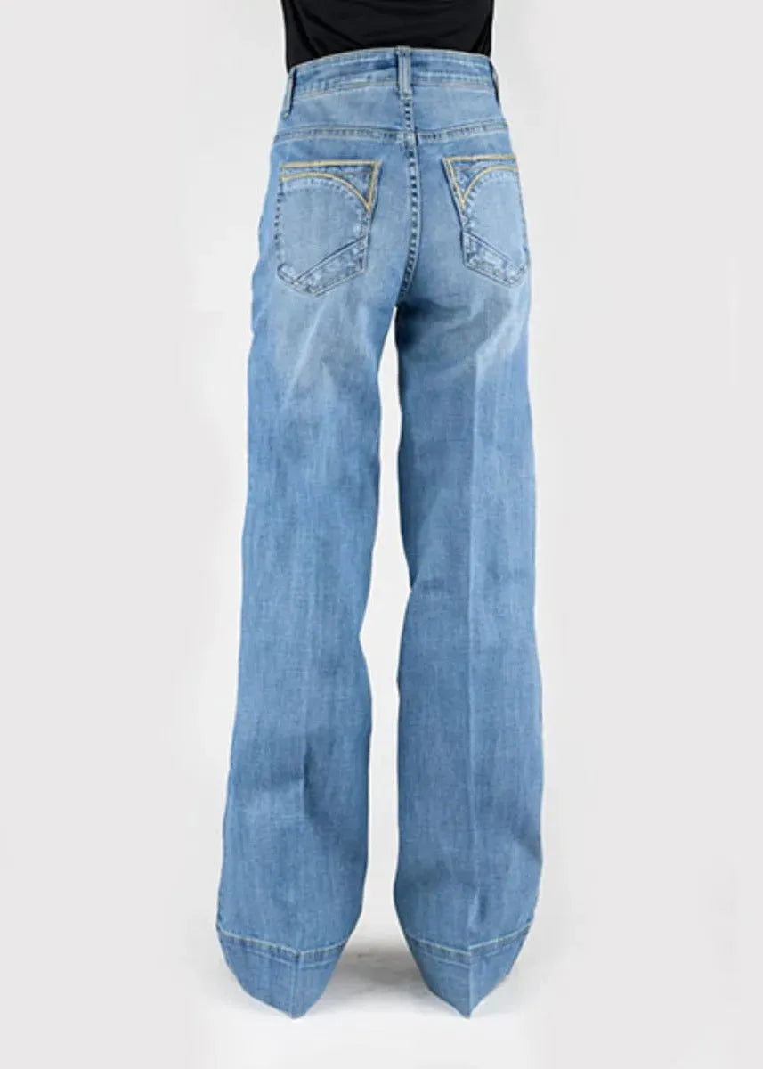 Stetson 751 Wide Leg High Rise (Light Wash) - Women's Jeans