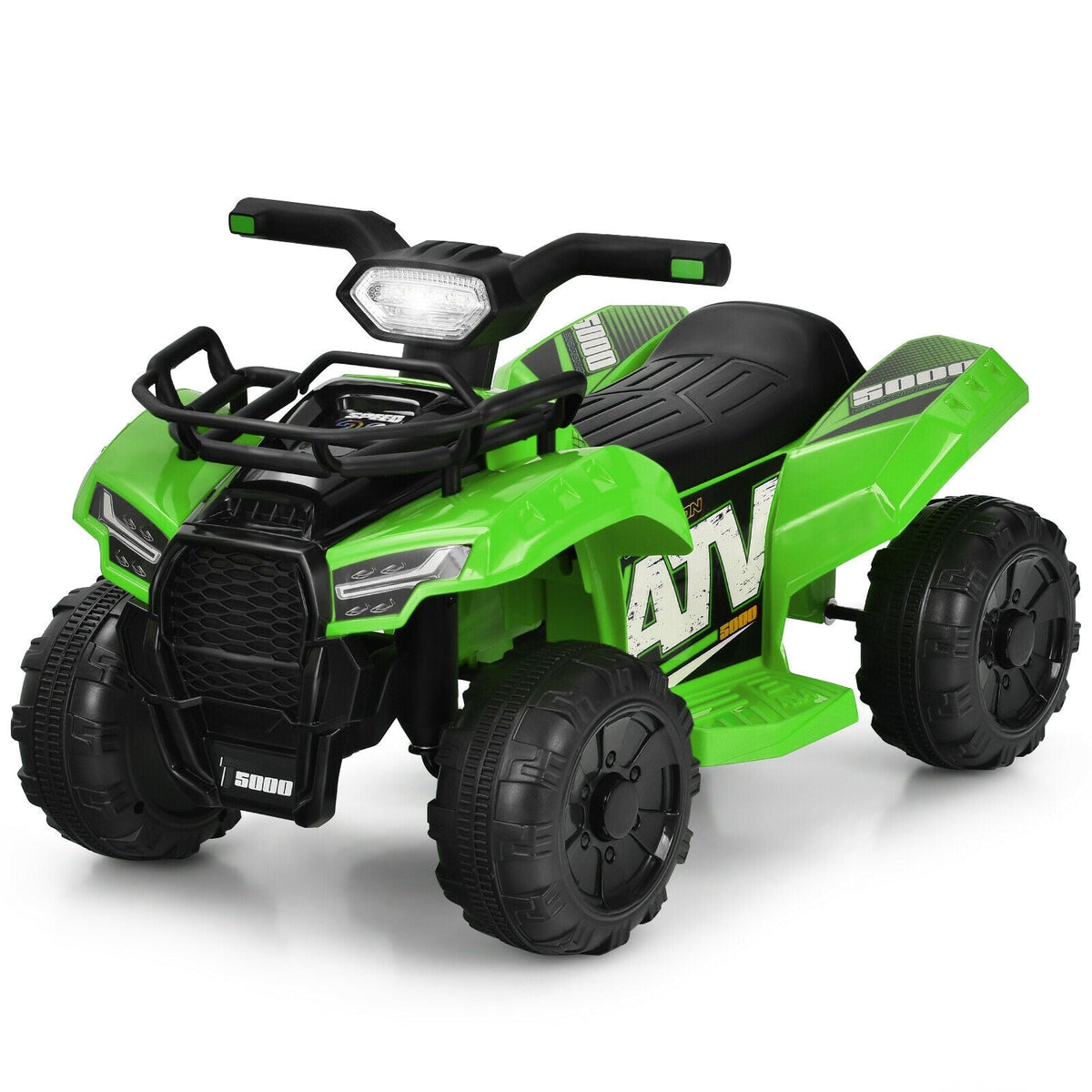 Coche eléctrico montable de 6 V ATV Quad para niños con luz LED y MP3