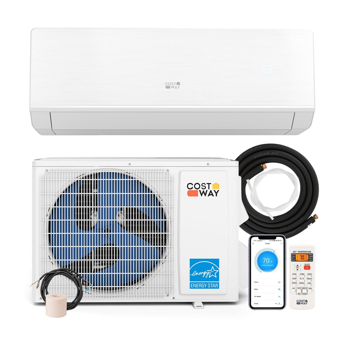 SEERXtreme Series ENERGY STAR Certified 12000 BTU 24 SEER2 115V Mini Split Heat Pump Heating at -15¬∞F