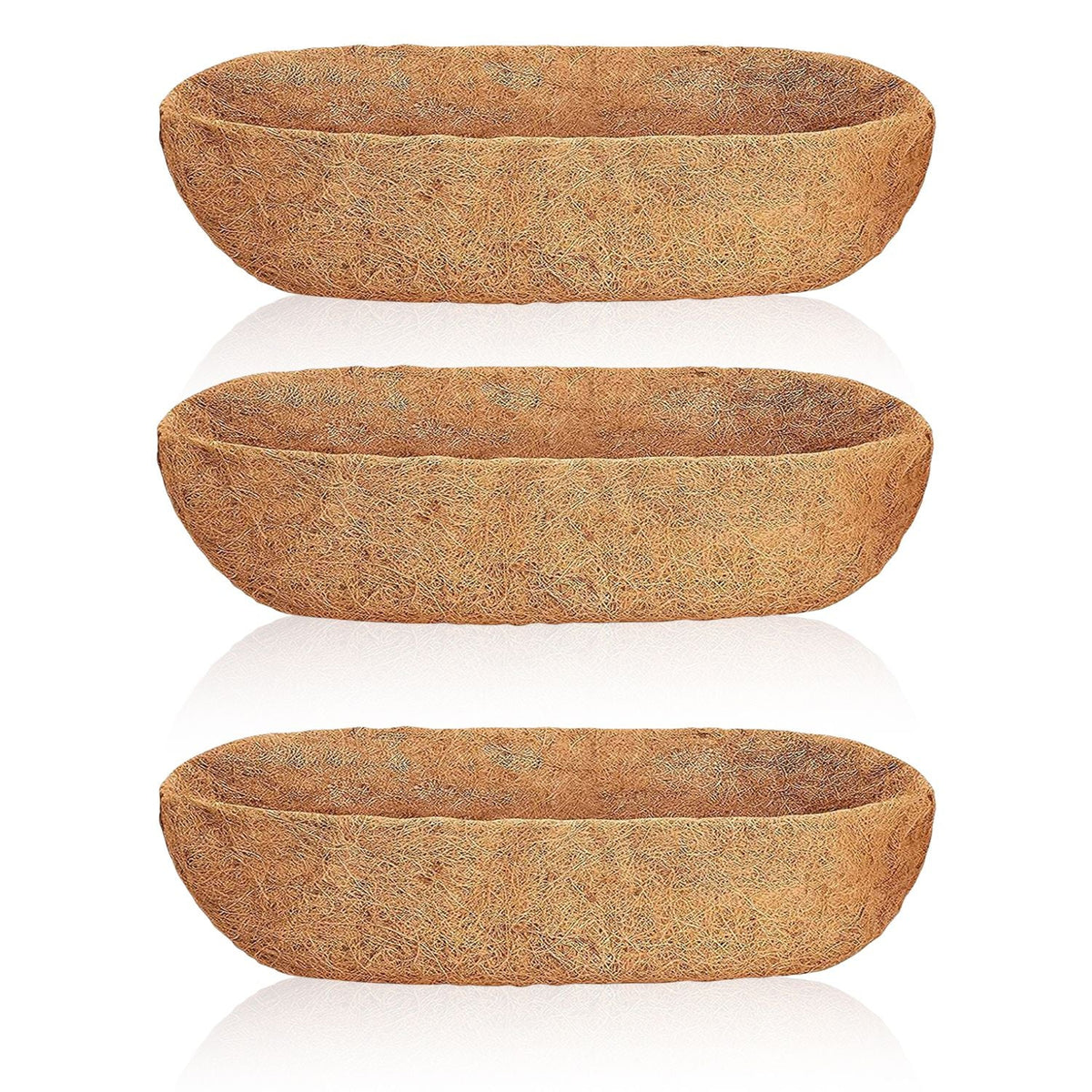 Coconut Fiber Liners for Planters Window Boxes