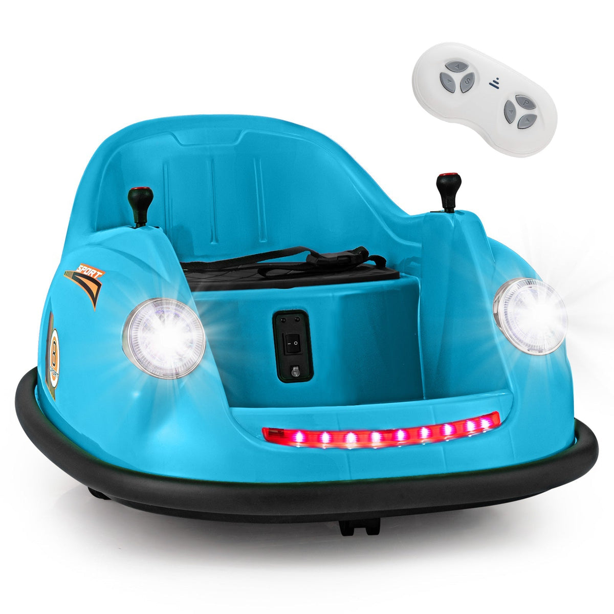 12V Electric Kids Ride on Bumper Car Battery Powered Bumping Car with Remote Control