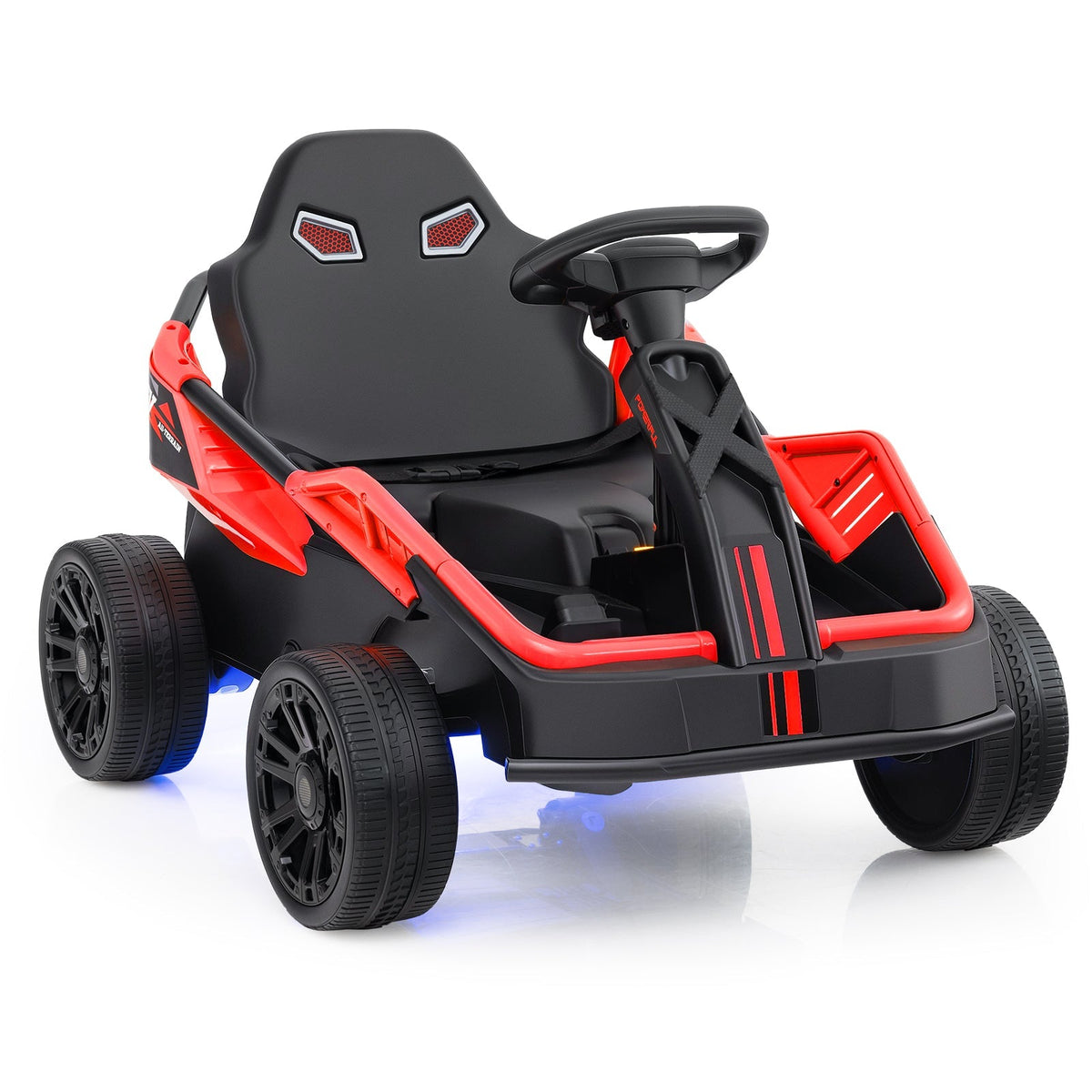 Coche eléctrico UTV de 12V para niños grandes con control remoto y música