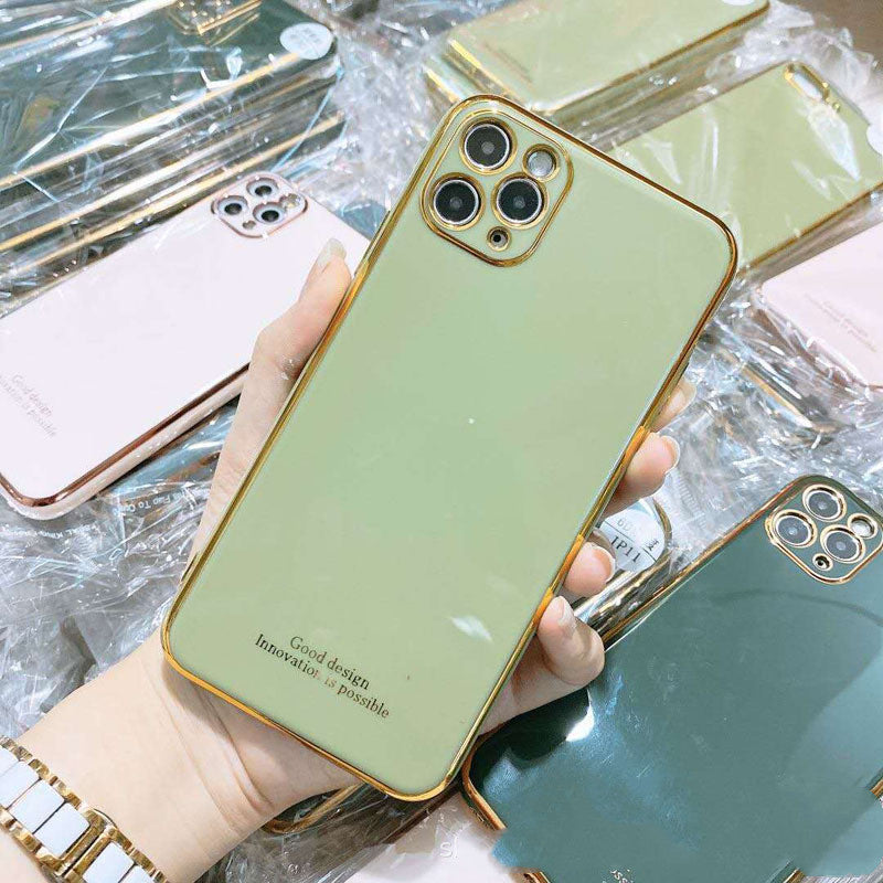 Compatible with Apple, Compatible with Apple , Suitable For iPhone XS Max Electroplating Soft Phone Case