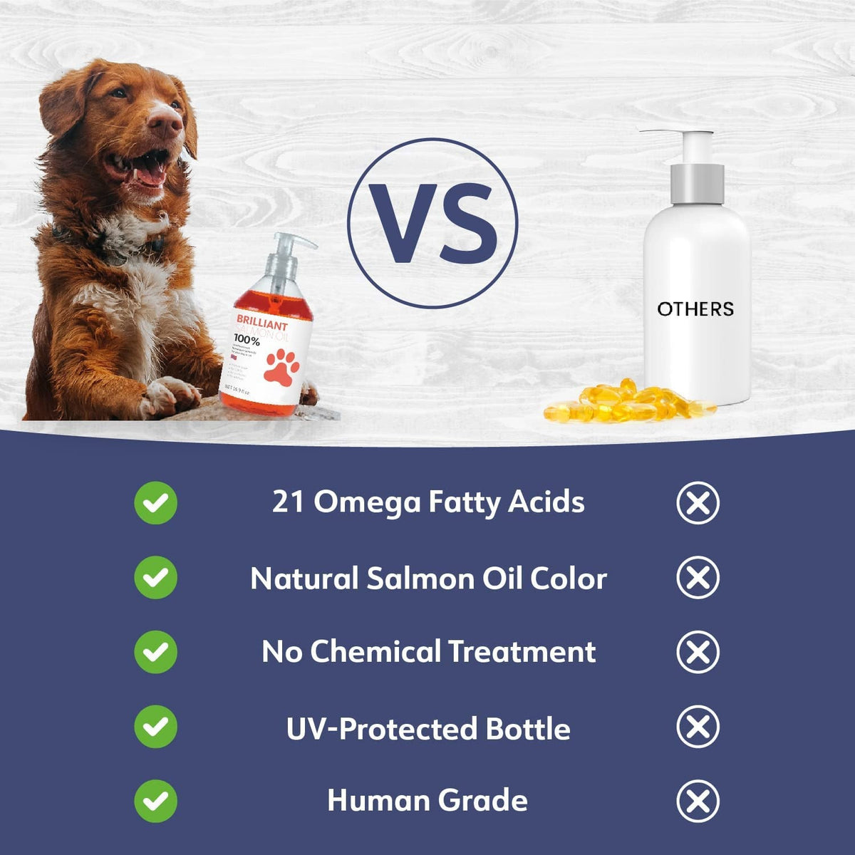 Premium Salmon Dog Pet Oil