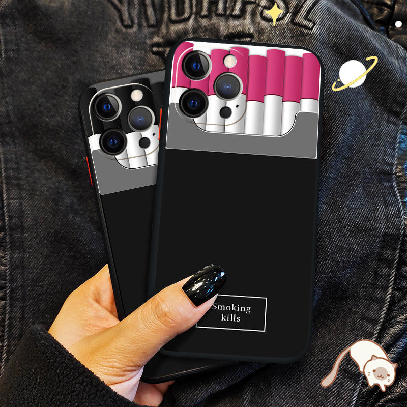 Compatible with Apple , Personality Creative Luxury High-grade Cigarette Drop PMaterial of protective cover