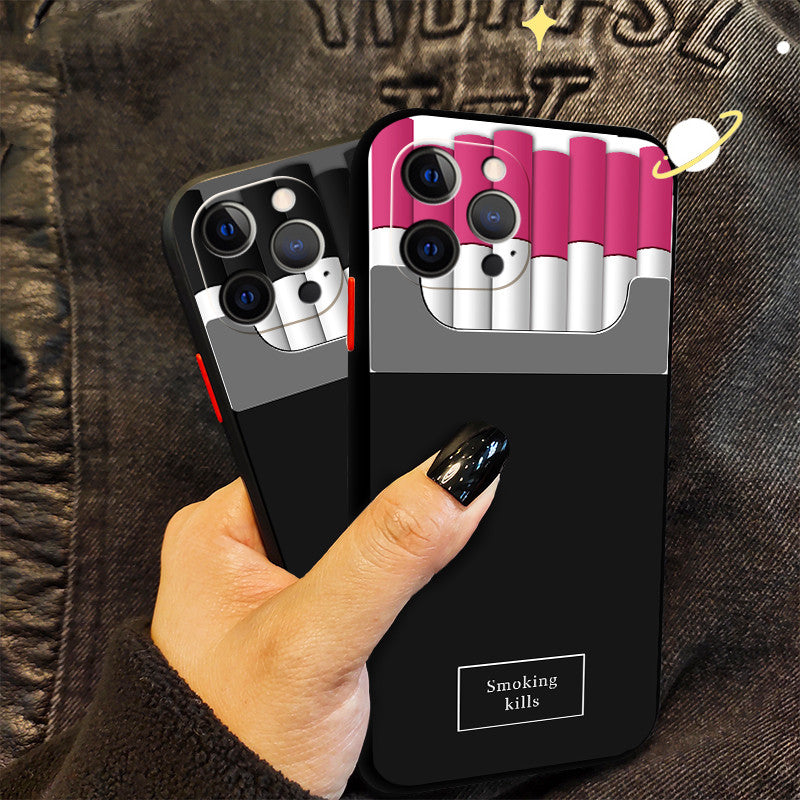 Compatible with Apple , Personality Creative Luxury High-grade Cigarette Drop PMaterial of protective cover