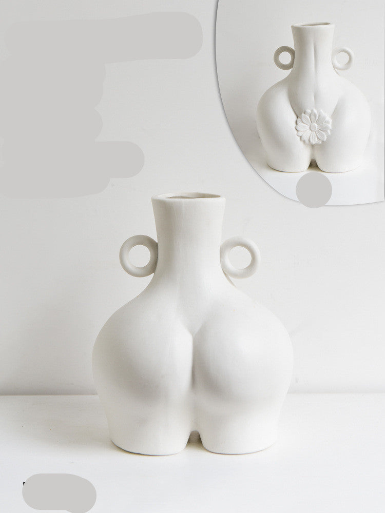 Body Art Vase Home Decoration Living Room Flower Arrangement
