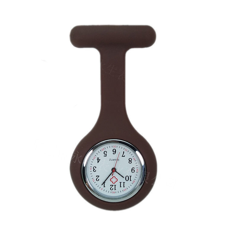 Silicone Nurse Watch Pin Pocket Watch Student Pocket Watch