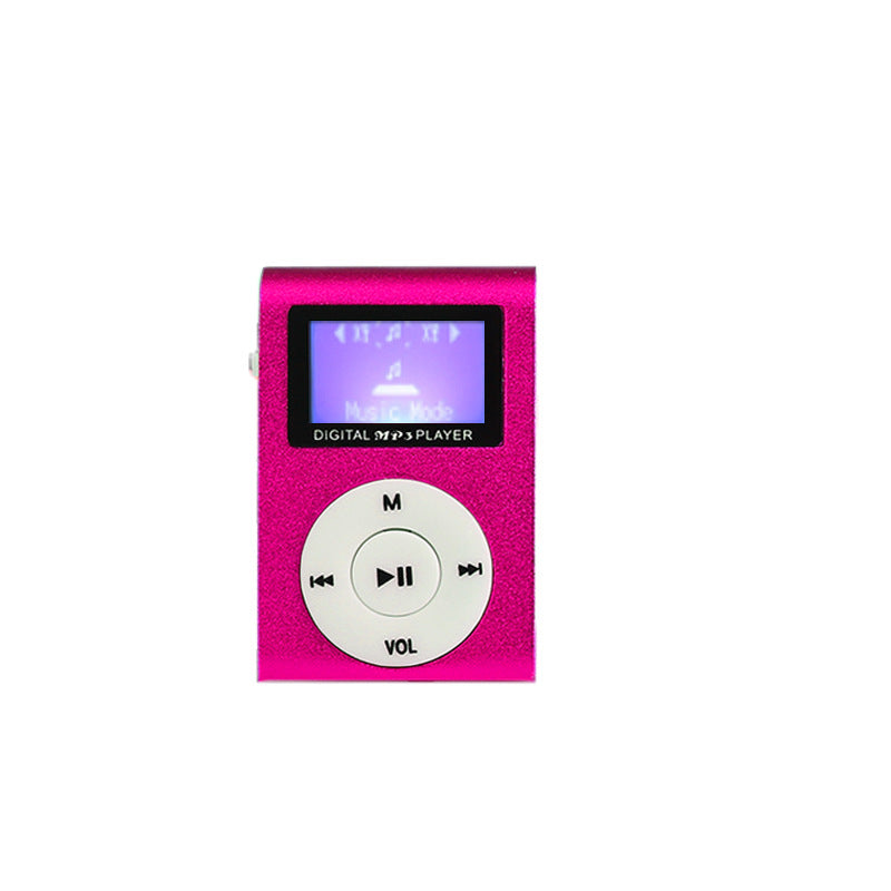 Metal clip mp3 card player cute mini sports iron clip MP3