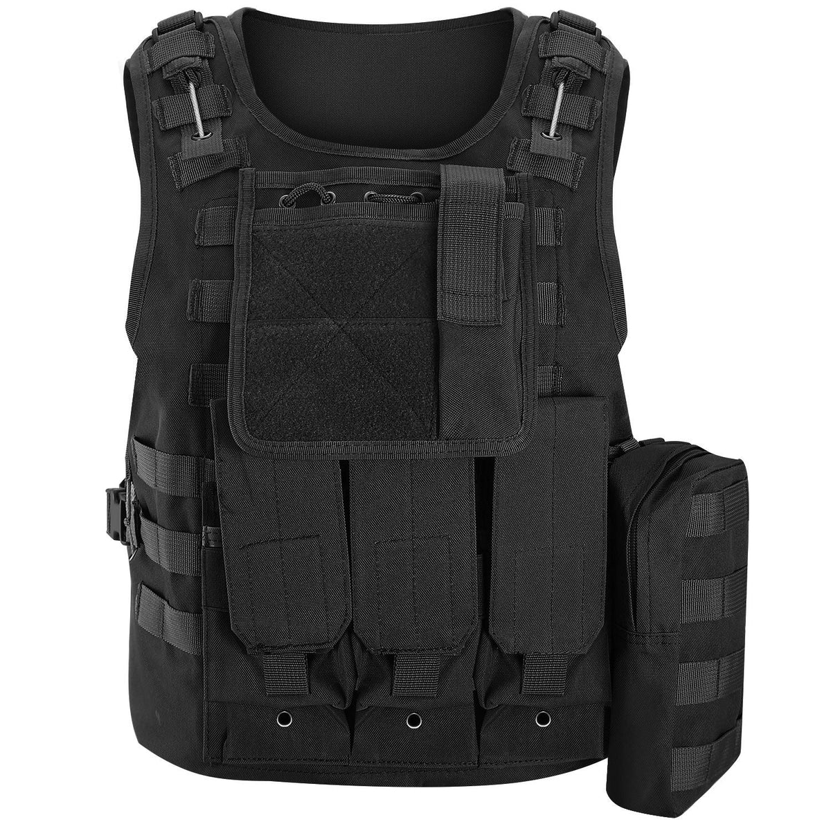 Adults Tactical Vest Military Airsoft Paintball Vest Camouflage Combat Vest for Hunting Army Fans CS War Game