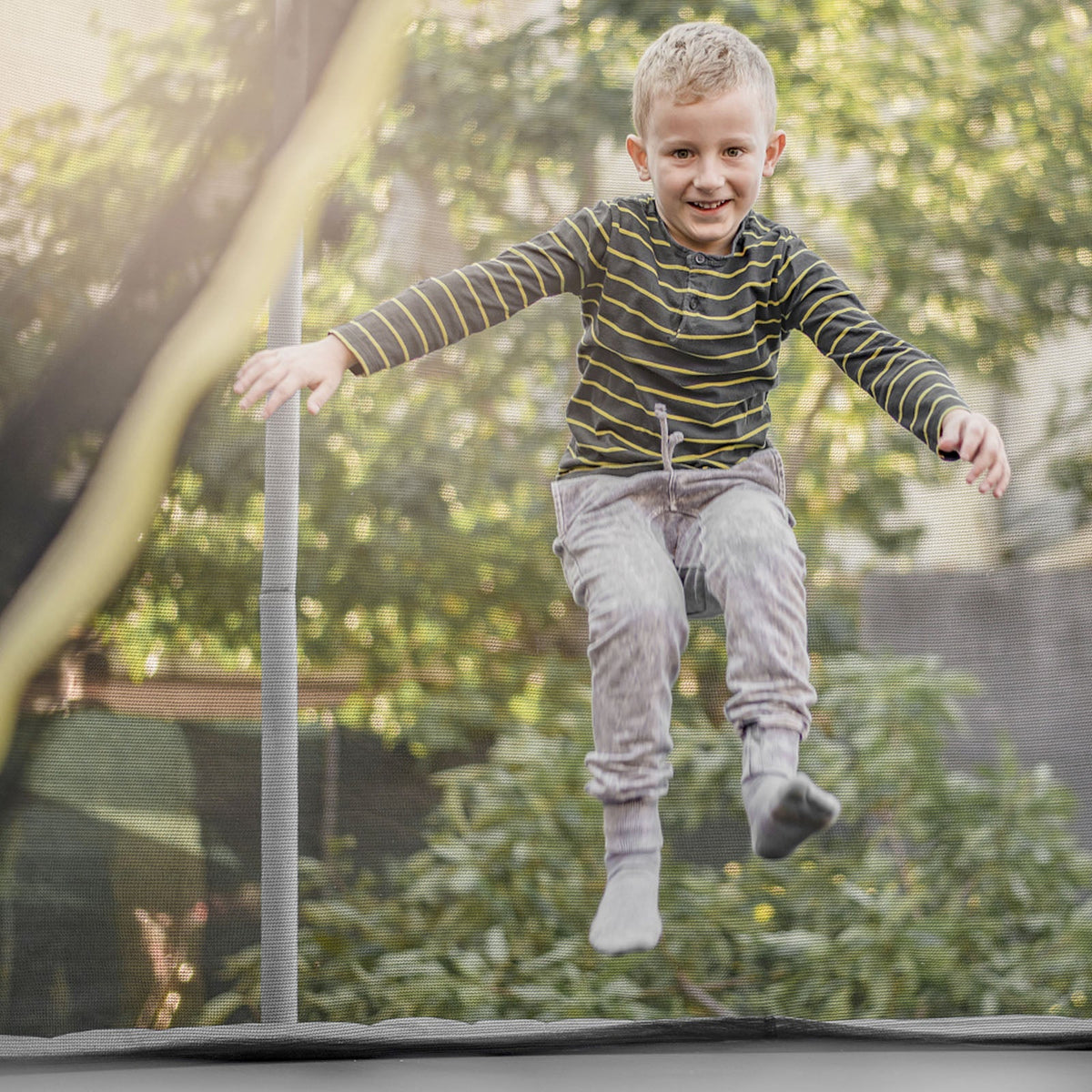 15/16 Feet Trampoline Replacement Safety Net with Adjustable Straps