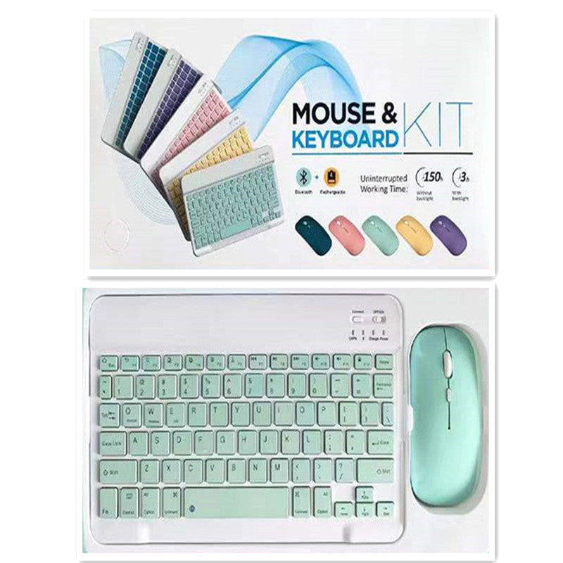 Creative Solid Color Bluetooth Keyboard And Mouse Set