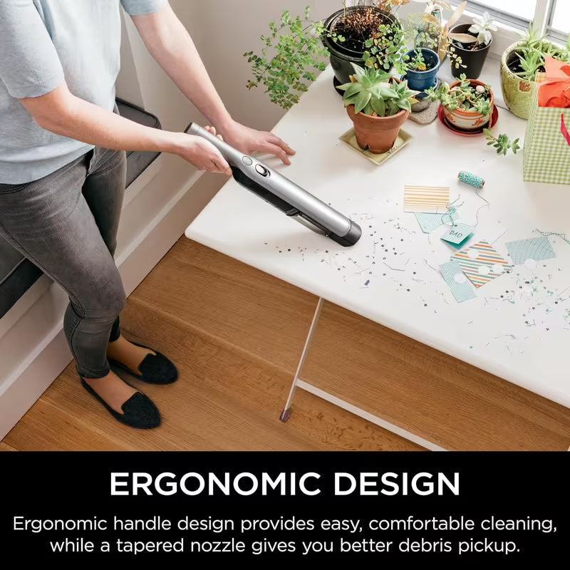 Cordless Handheld Vacuum with Charging Dock and Detachable Dust Cup