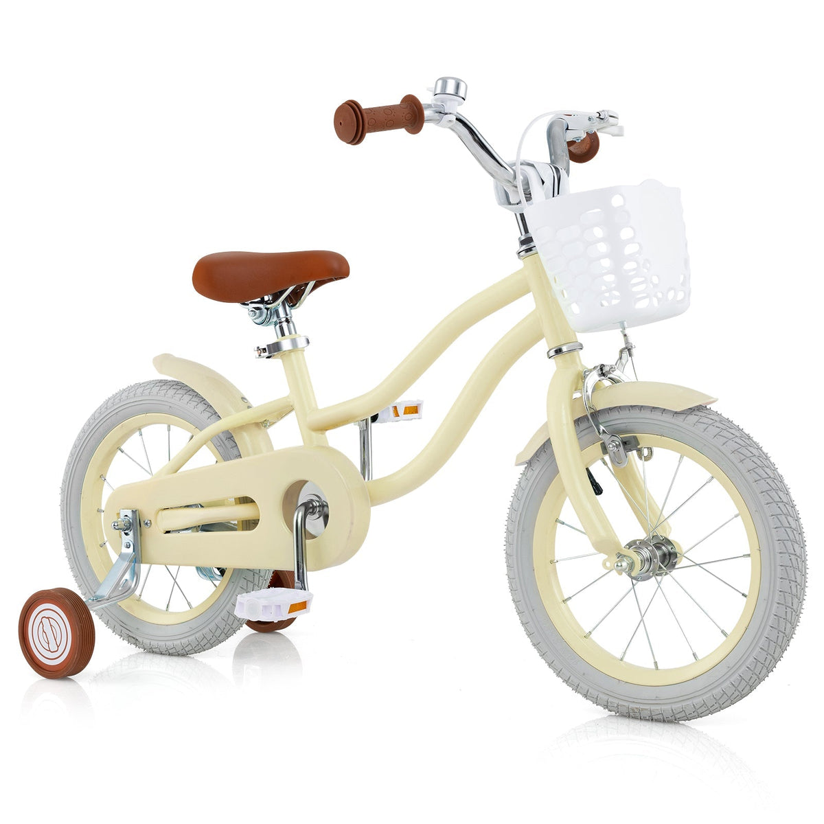 14/16/18 Inch Kids Bike Adjustable with Training Wheels Ages 3-8 Years Olds-16 inches