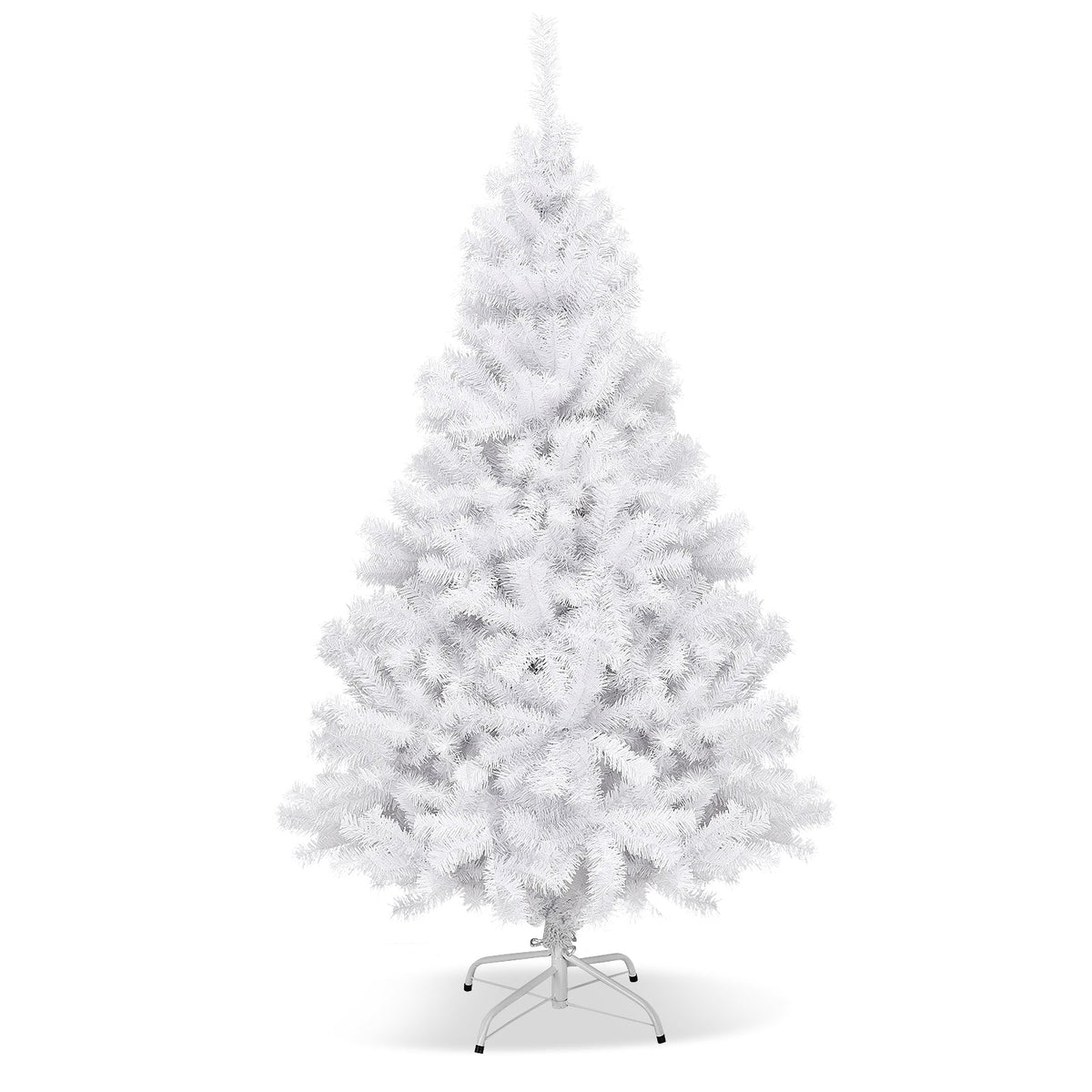 6' / 7.5' / 9' Hinged Artificial Christmas Tree with Metal Stand