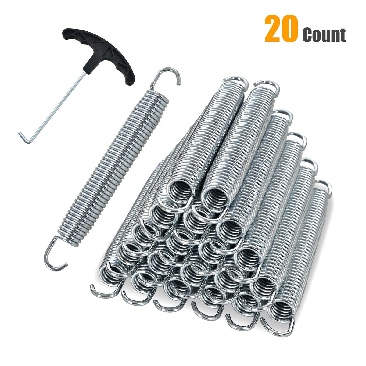 5.5 Inch Rustproof Galvanized Steel Replacement Trampoline Elasticity Springs